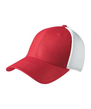 NEW ERA® STRETCH MESH CAP #NE1020 Red / White
