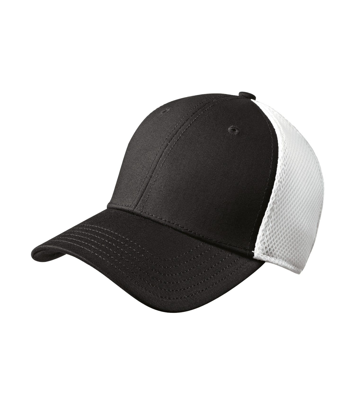 NEW ERA® STRETCH MESH YOUTH CAP #NE302 Black / White