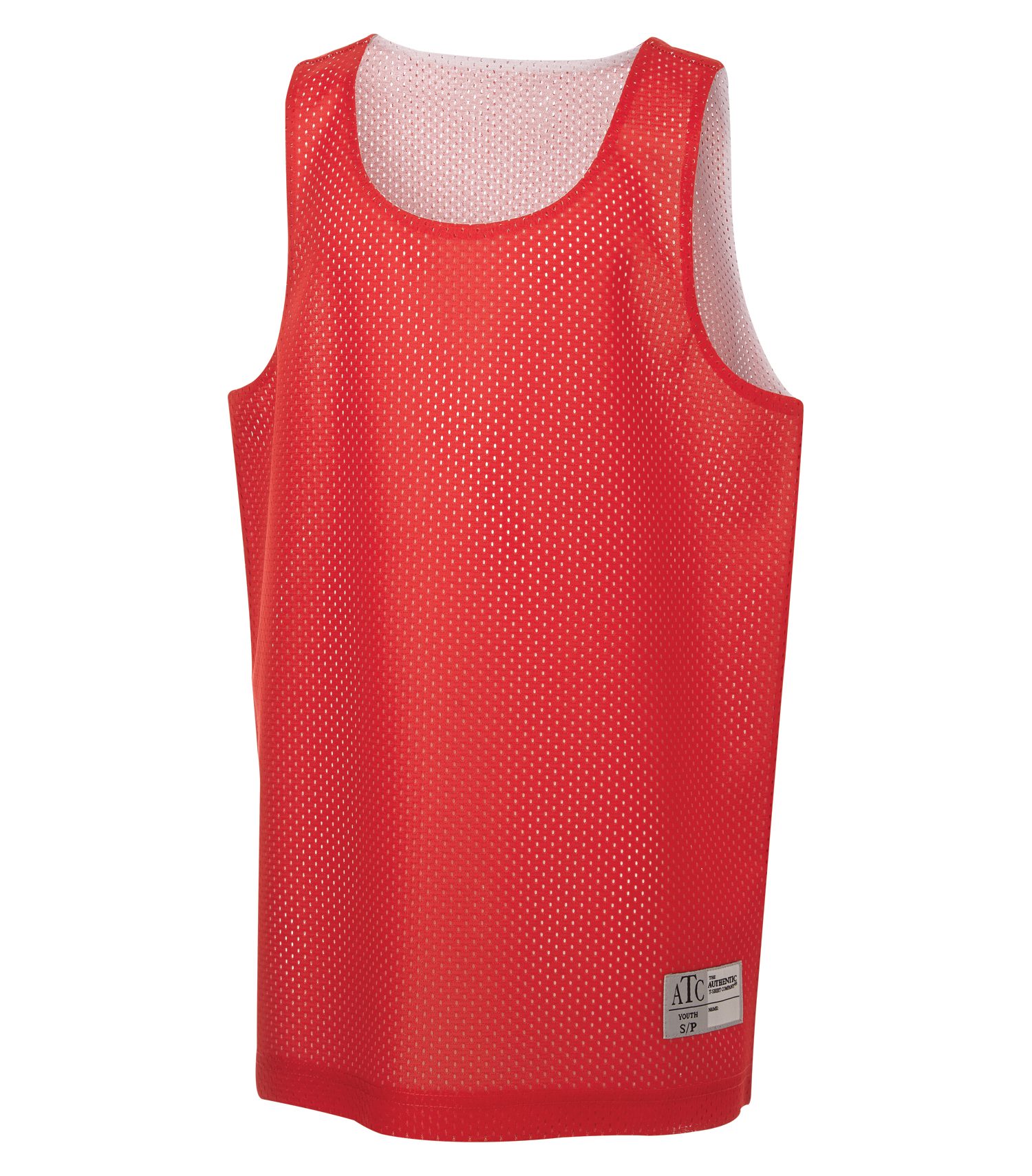 ATC™ PRO MESH REVERSIBLE YOUTH TANK TOP #Y3524 Red / White