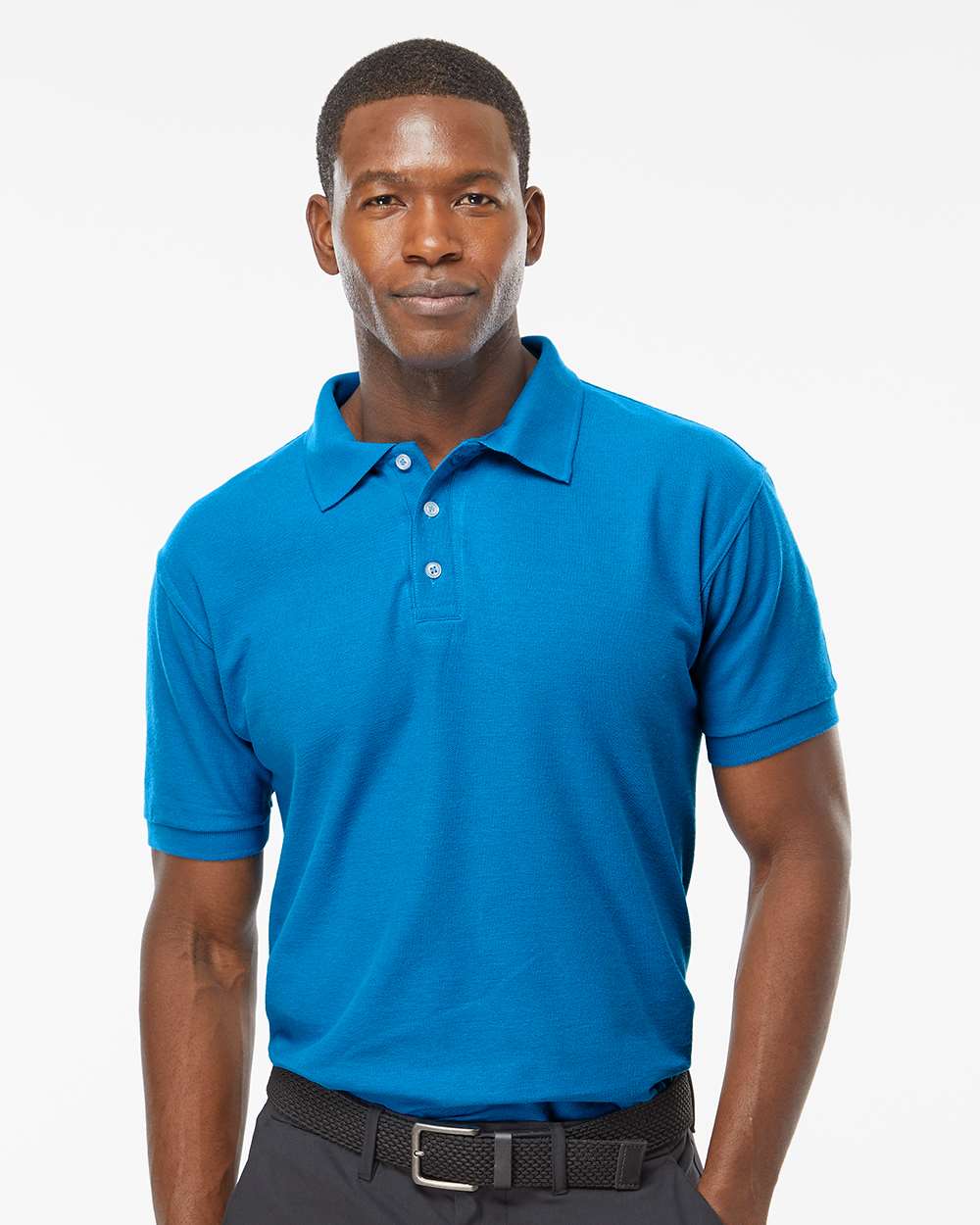 M&O Soft Touch Polo #7006 Turquoise
