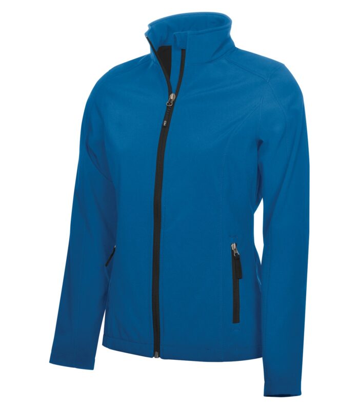 COAL HARBOUR EVERYDAY WATER REPELLENT SOFT SHELL LADIES' JACKET #L7603 Imperial Blue Front