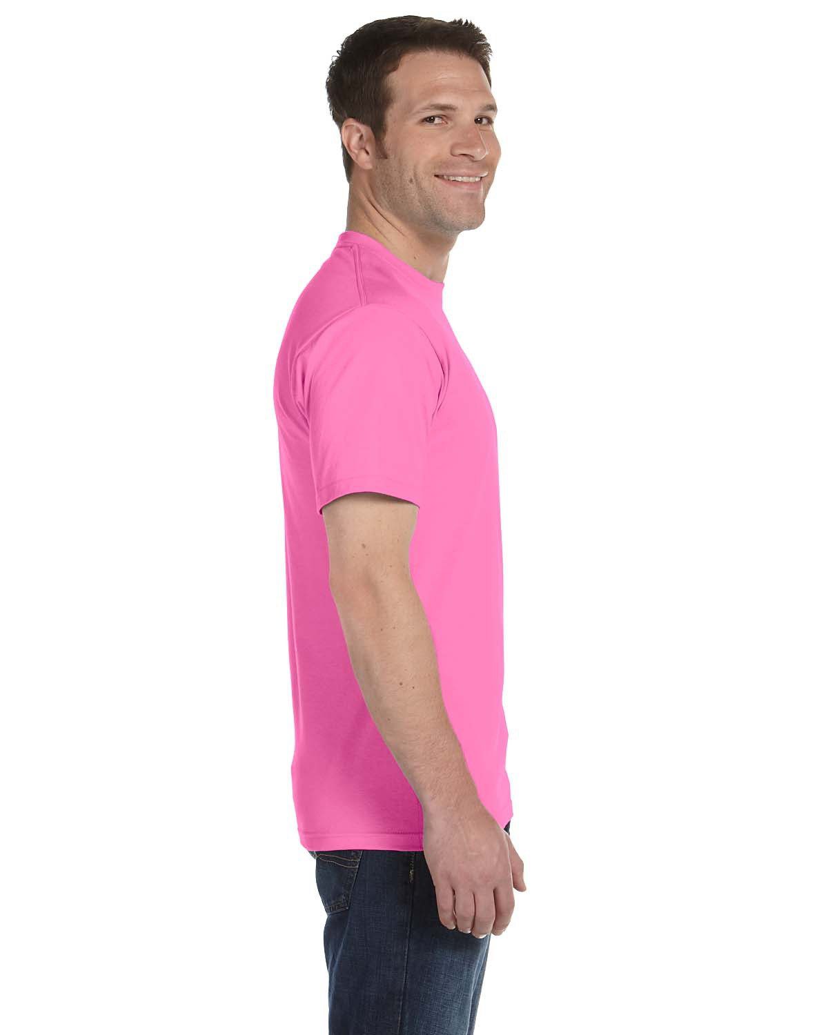 Gildan Adult 50/50 T-Shirt #8000 Azalea Side