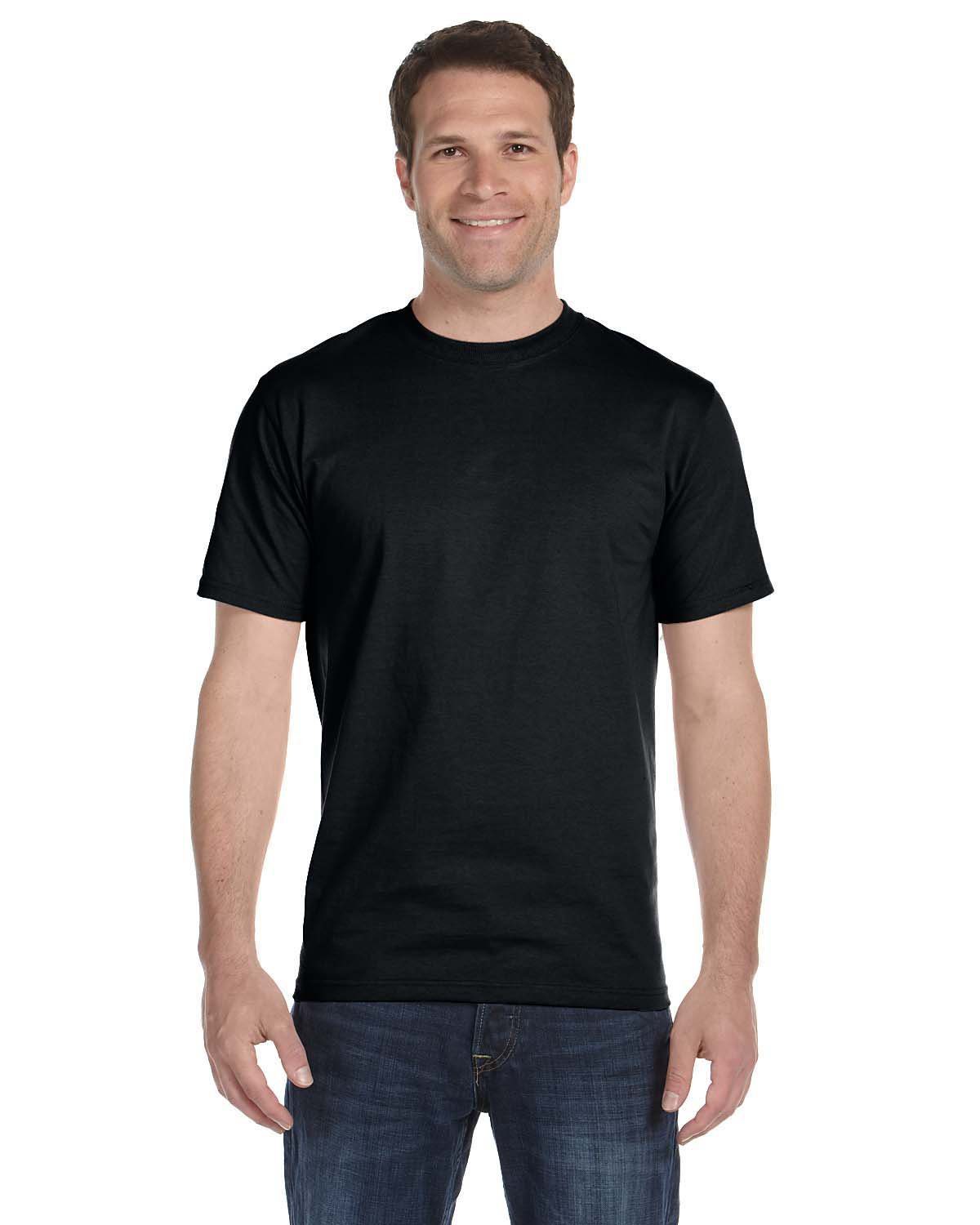 Gildan Adult 50/50 T-Shirt #8000 Black
