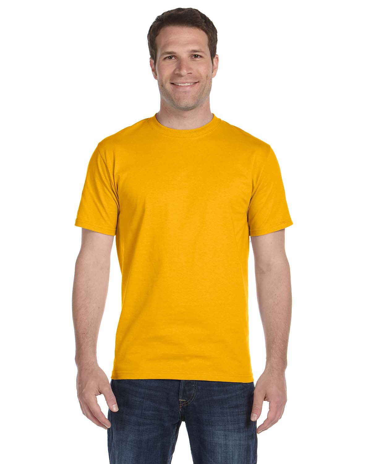 Gildan Adult 50/50 T-Shirt #8000 Gold