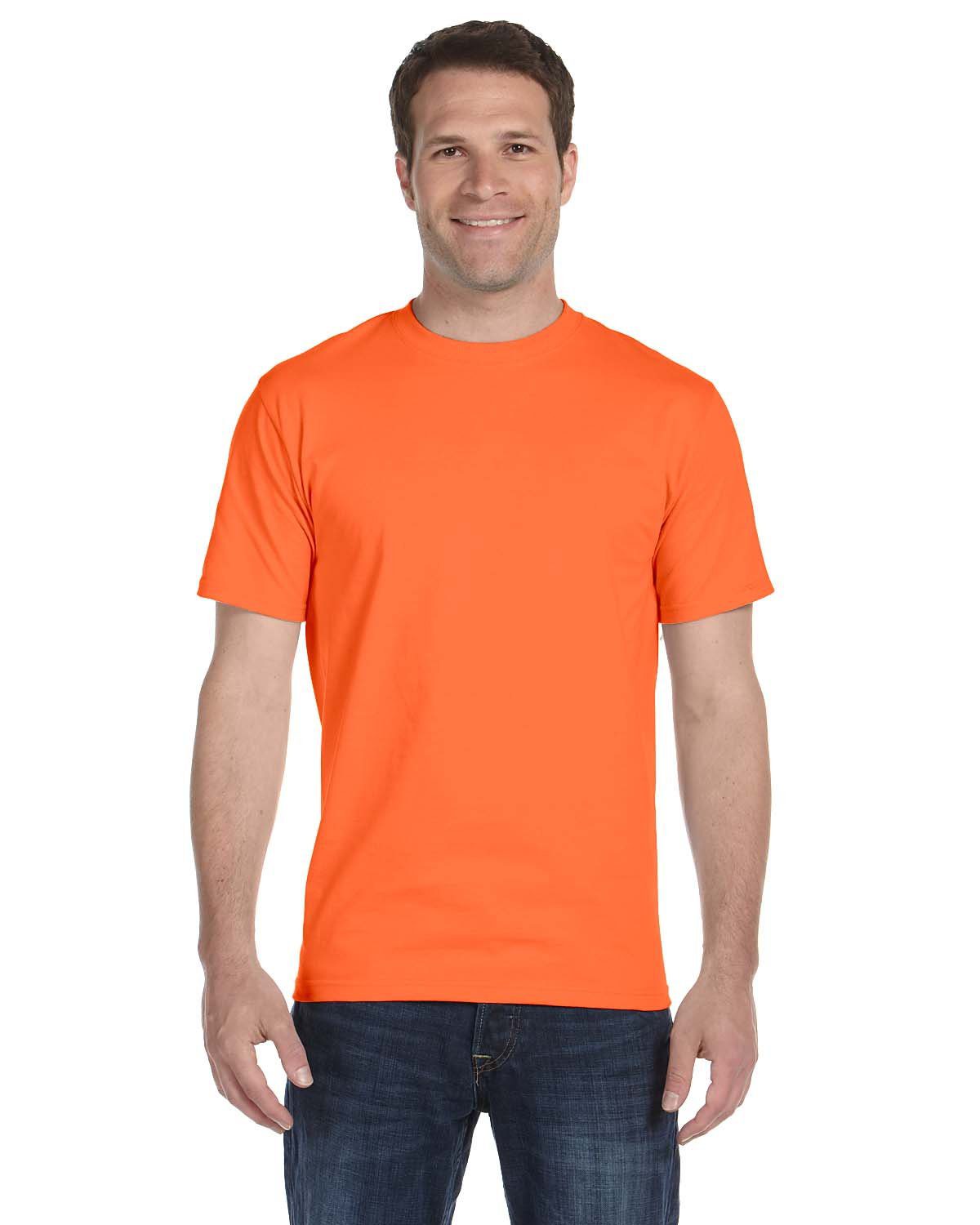 Gildan Adult 50/50 T-Shirt #8000 Orange