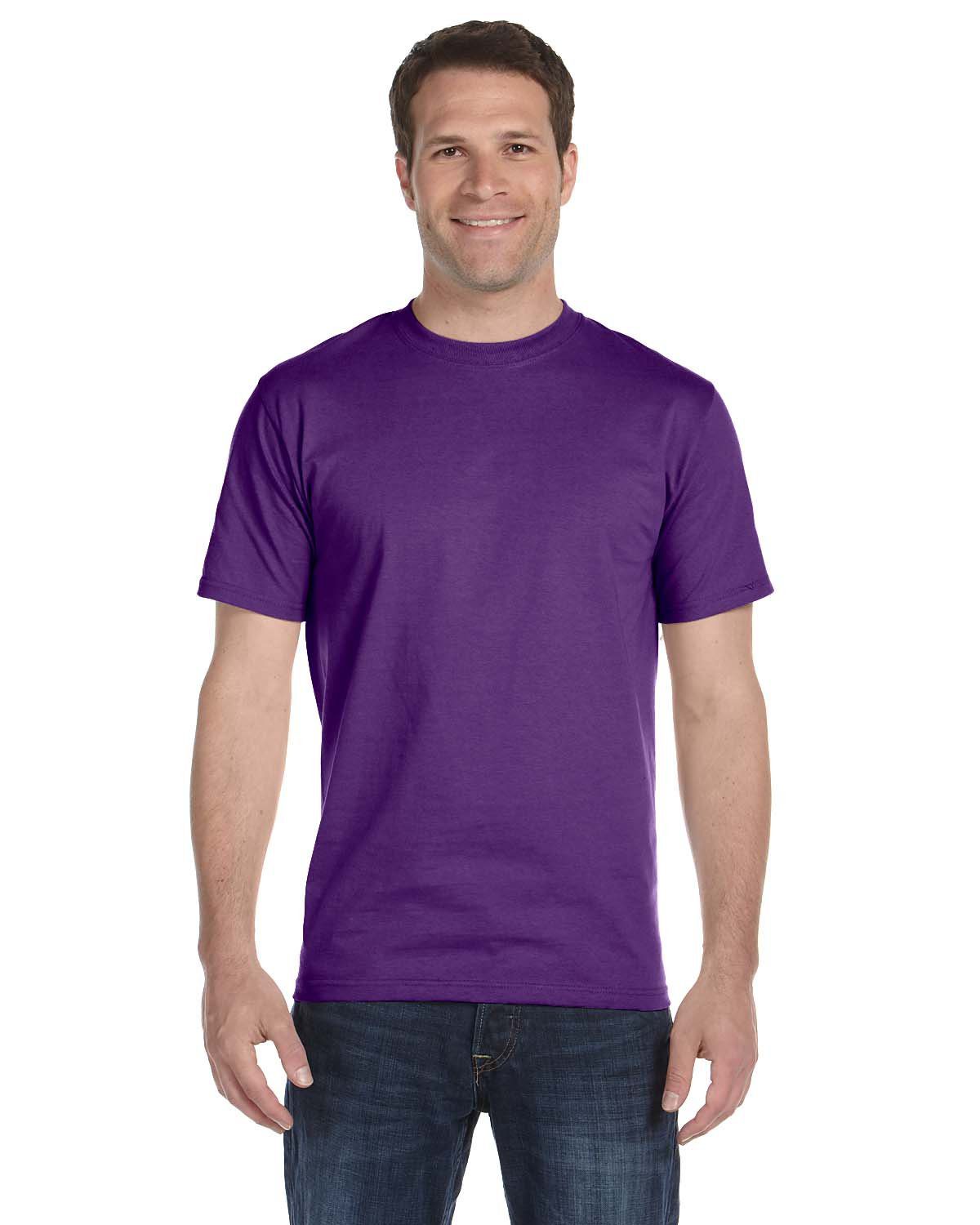 Gildan Adult 50/50 T-Shirt #8000 Purple