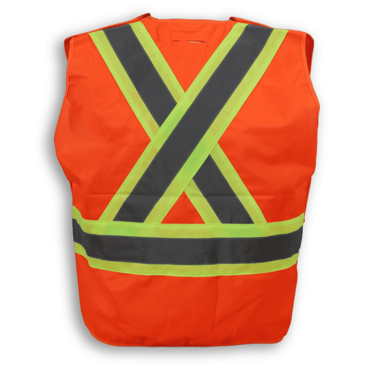 Big K Clothing 100% Polyester Tear Away Safety Vest