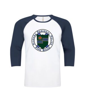 Police-Band-Baseball-Shirt(Cotton)-#ATC0822-(2022)-white-and-navy