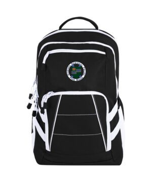 Police-Band-VarCity-Back-Pack-Embroiderd-White-and-Black